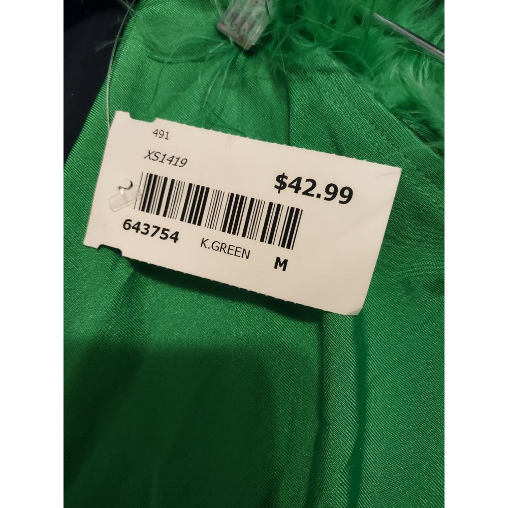 NWT Halfheart Green Feather Jumpsuit Size M - Picture 6 of 7